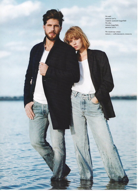 Артем Куценко и Катя Власова, модели агентства «Арт-подиум» (Одесса) на страницах журнала «Покупай»